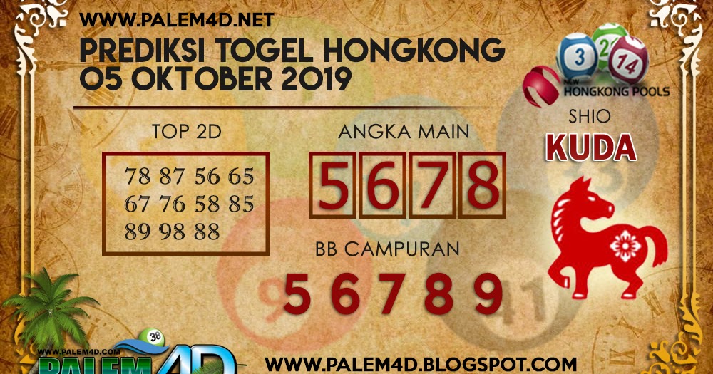 Prediksi Hongkong 05 Oktober 2019 Prediksi Togel Jitu