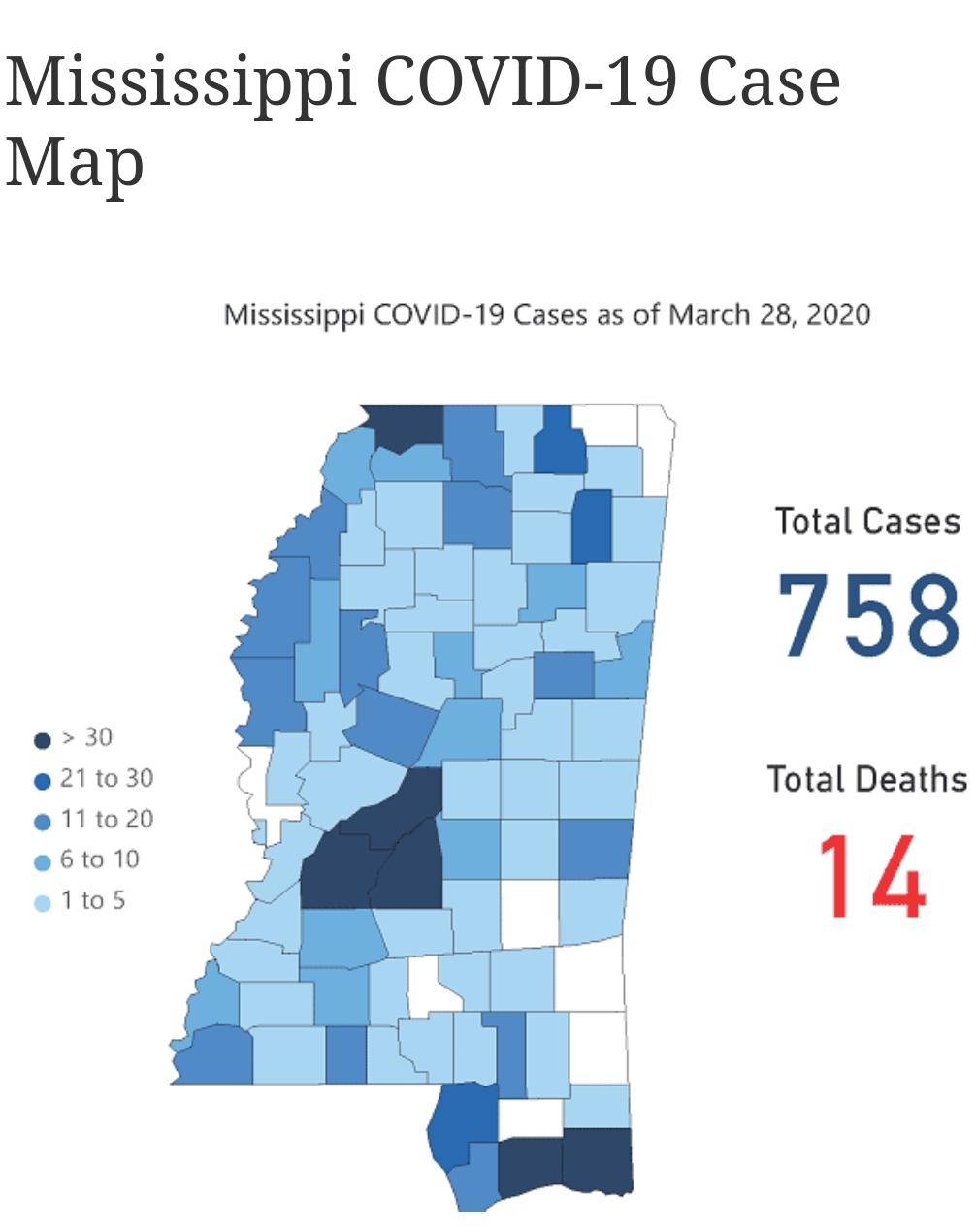 ミシシッピ州の現状 今日のアメリカ♡今日のパン