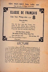 Lớp Học Pháp Văn Tập 8 - Phạm Tất Đắc