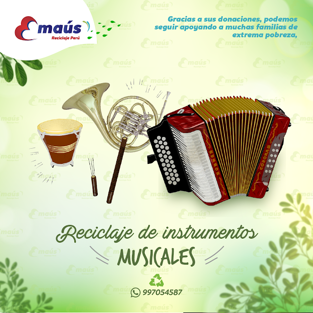 Reciclaje de instrumentos musicales - Emaús Reciclaje Perú