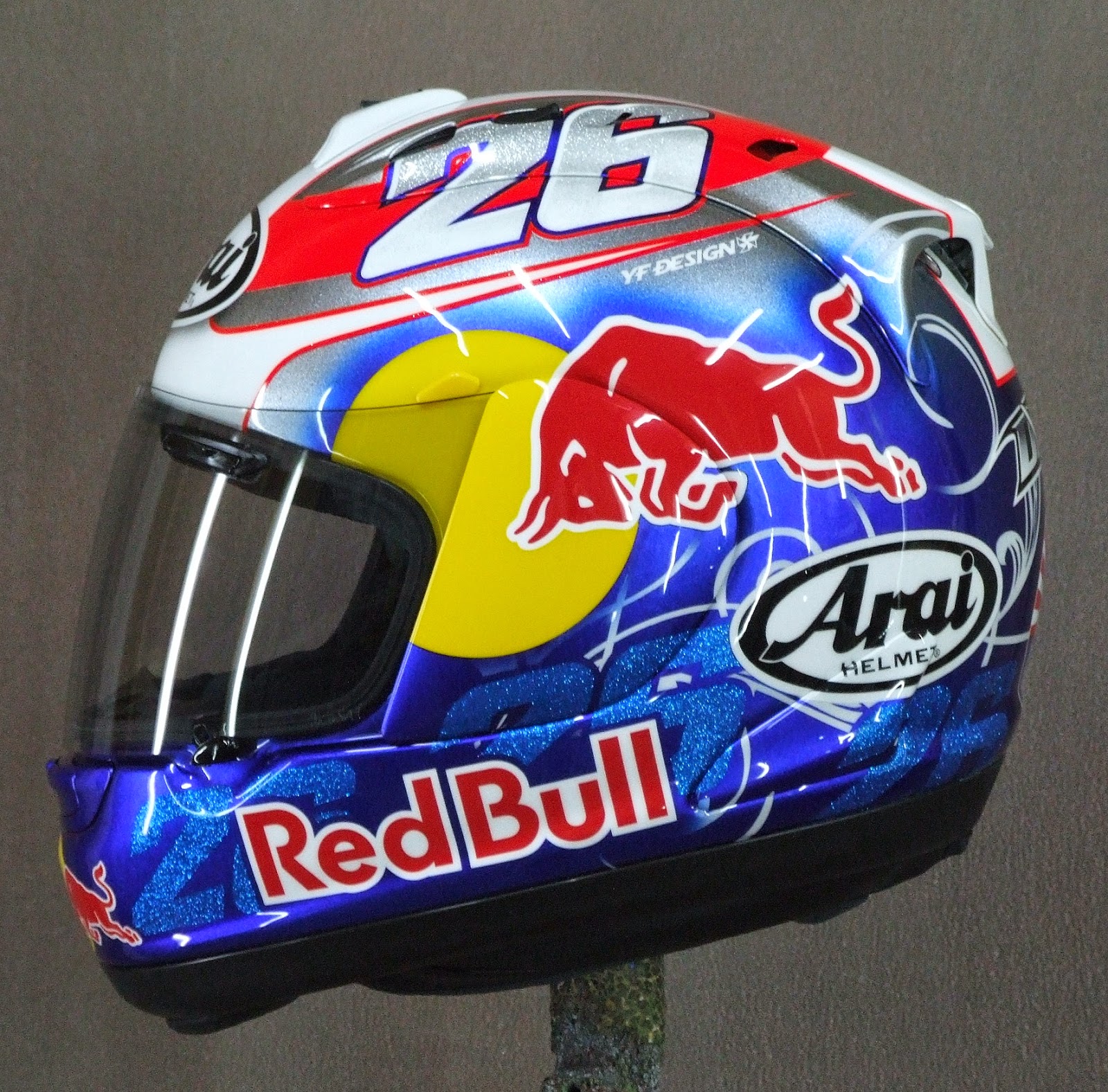 Racing Helmets Garage Arai RXGP D.Pedrosa Jerez 2014 by YF Design
