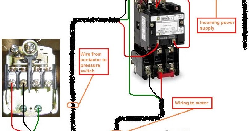 Hyderabad Institute of Electrical Engineers: how to wire a contactor