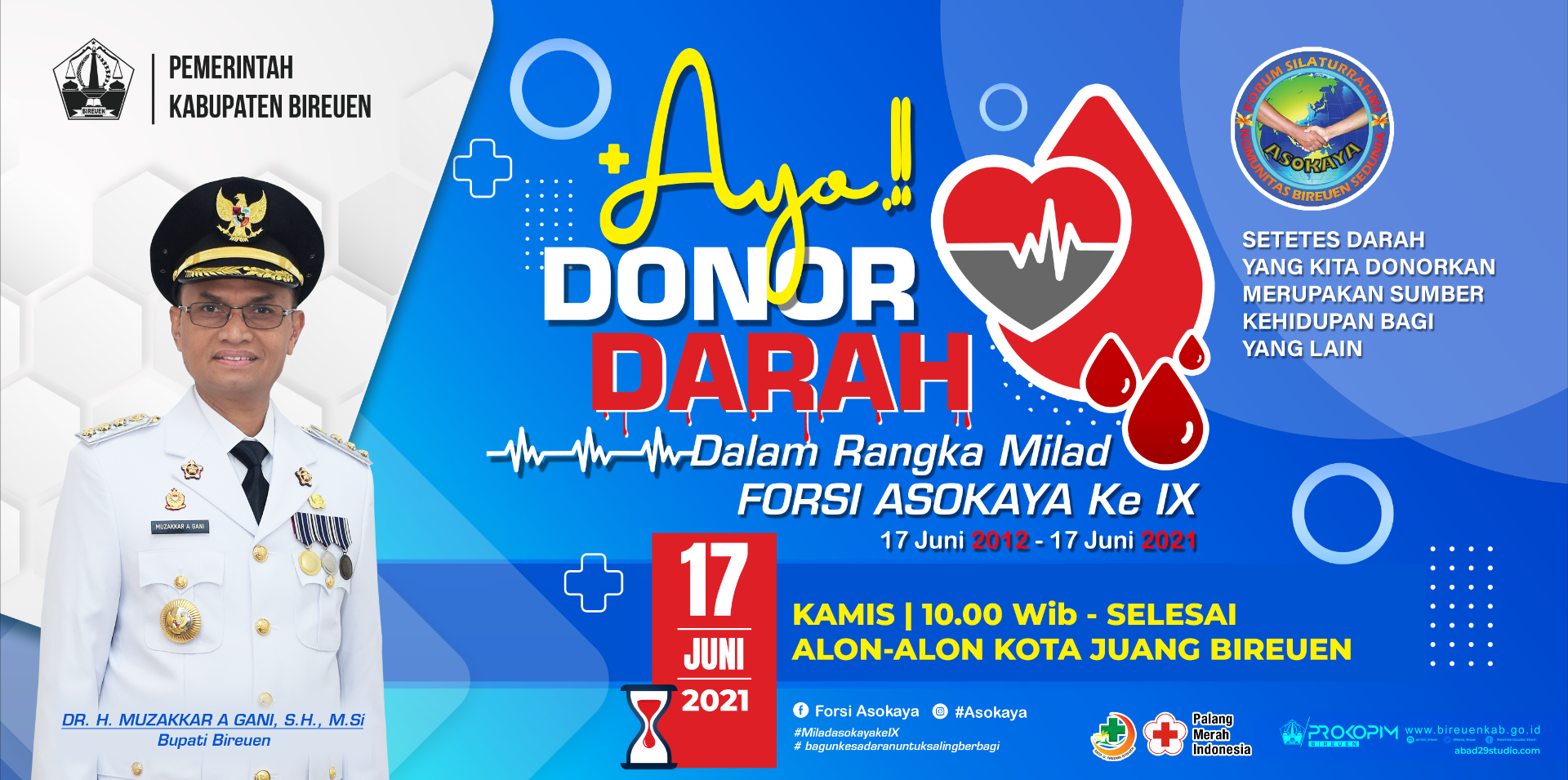 DESAIN BILLBOARD/BANNER DONOR DARAH