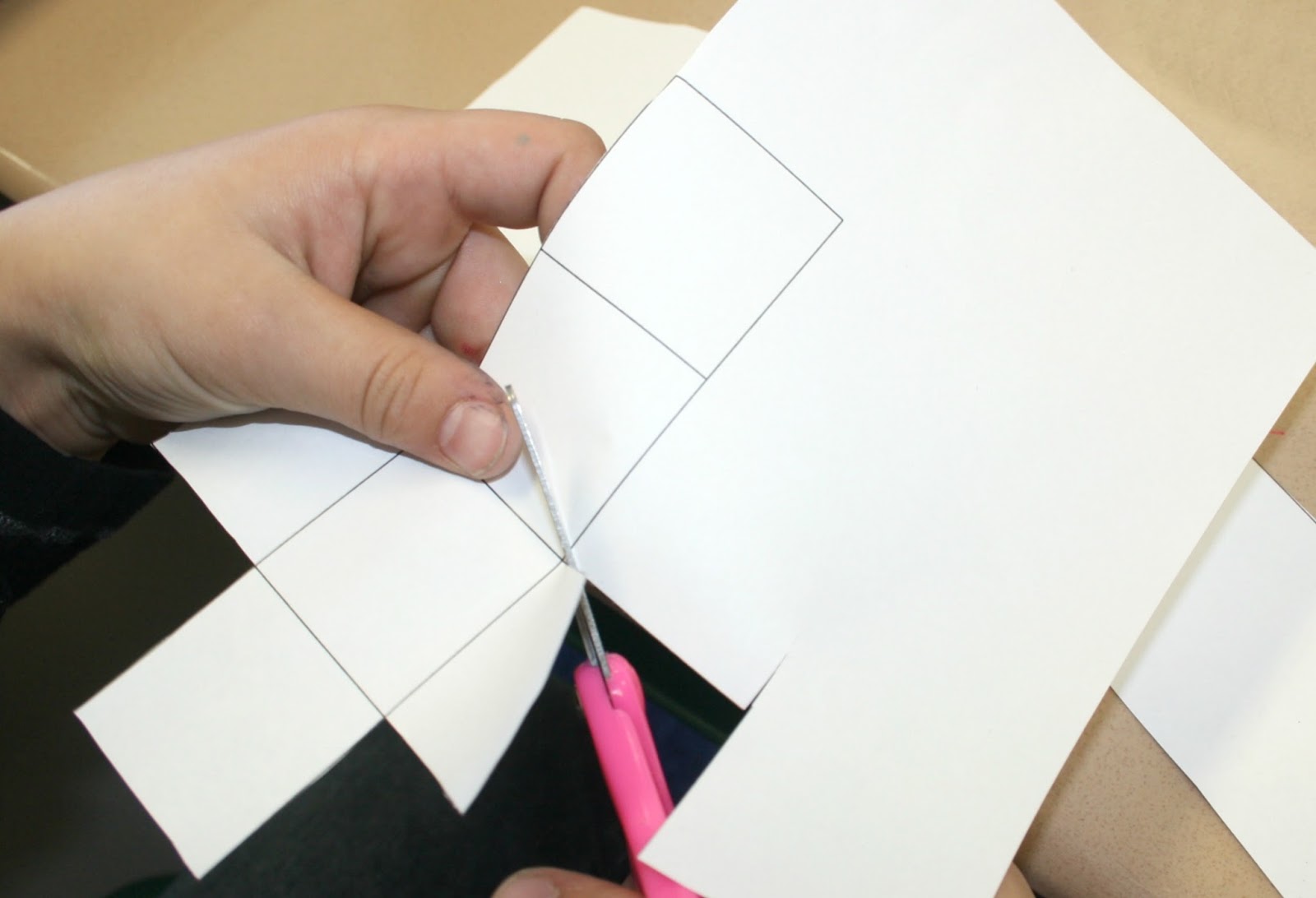 Finding surface area on tricky objects can be frustrating for students. This FREE printable allows for a hands on approach to practice their geometry skills. Passing out nets for the students to cut out and come up with their own units of measure for the sides gives them some freedom. Then having all the students scoot around the room to figure out the surface areas of their peers shapes gets their minds and bodies moving! {freebie, geometry, math activity, upper elementary, centers}