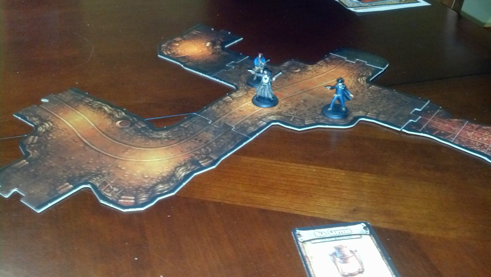Tuile Double Face BONEYARD/WATER/CANYON - Jeu Shadows Of Brimstone - Occasion