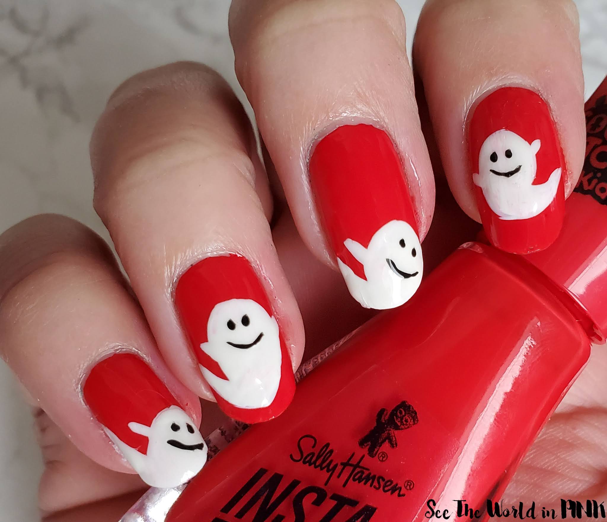 Manicure Monday - Ghost Nails!