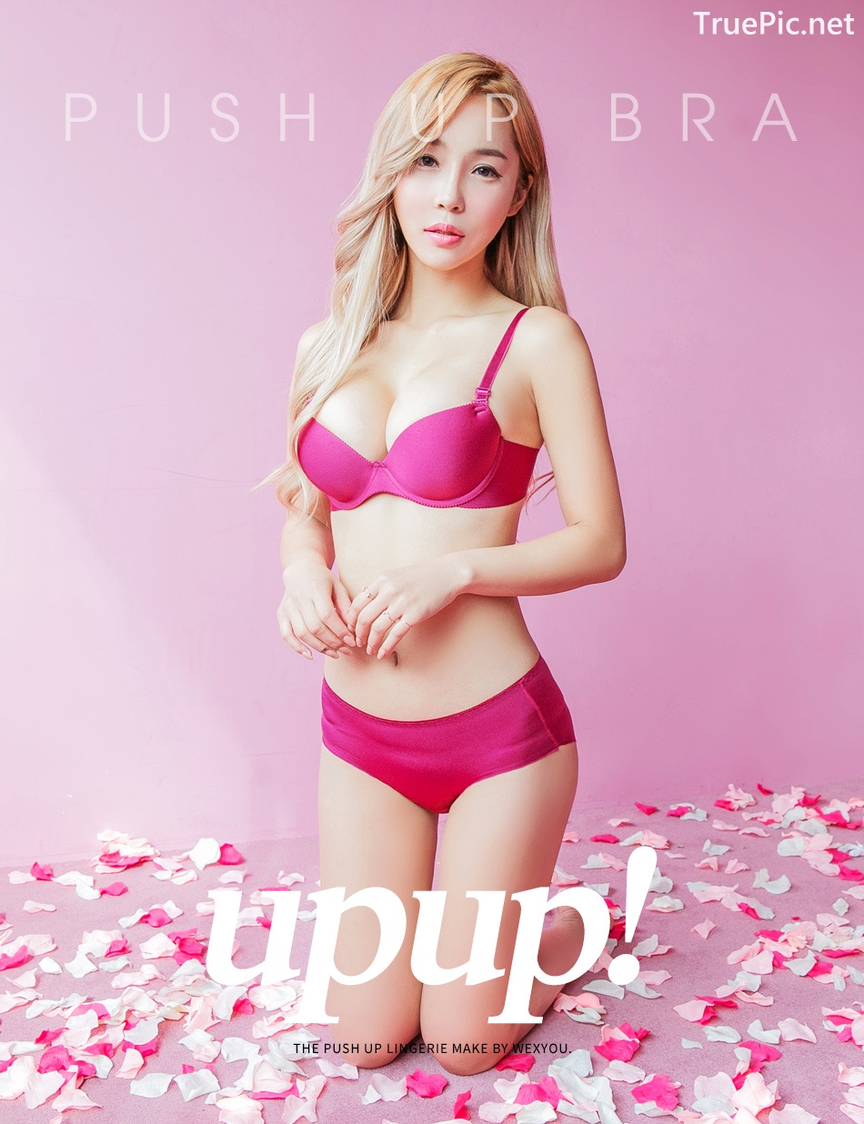 Image Lee Ji Na - Korean Fashion Model - Push Up Bra Lingerie - TruePic.net - Picture-33