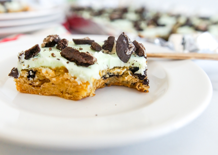 OREO Shamrock McFlurry®-Inspired Cookie Bars recipe