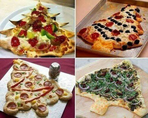 Christmas Tree Pizza