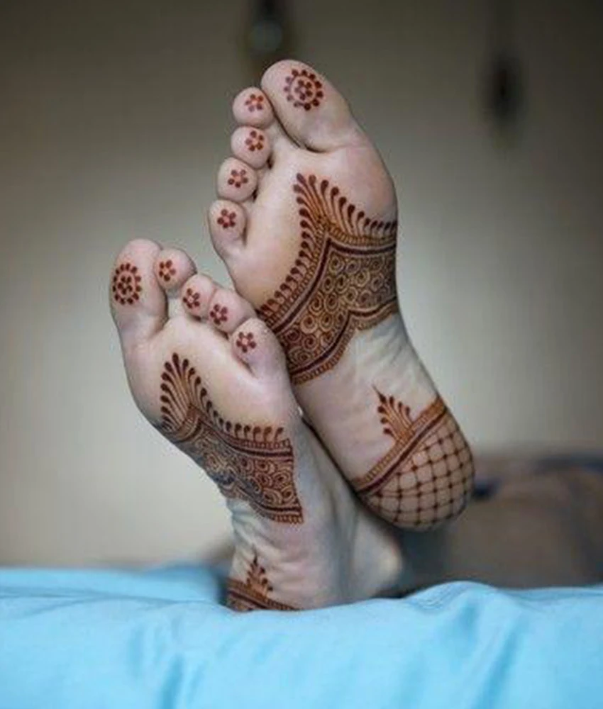 New Mehndi Designs – Beautiful Foot Mehndi Designs # a5