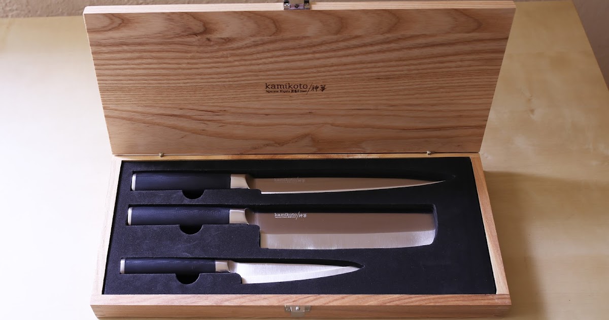 Japanese Foodie: KAMIKOTO 神箏 KANPEKI KNIFE SET REVIEW