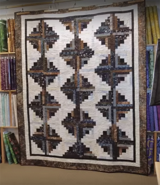 Quilting Land Fat Quarter Log Cabin Quilt