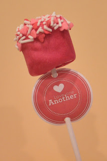 Between U & Me: Valentine's Cake Pop Tag/Cupcake Topper Printable