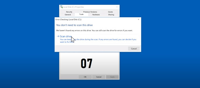 how to check hard drive online