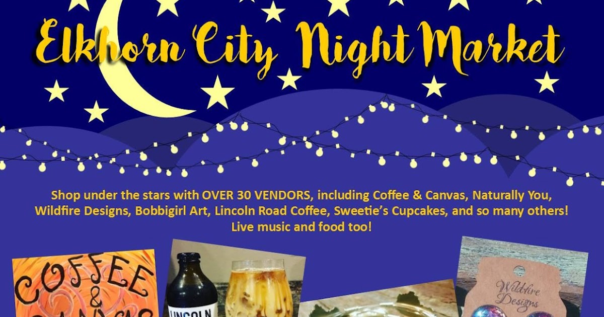 A Muted Blue Star Muses Elkhorn City Night Market Be There!