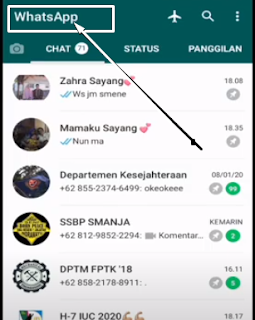 Cara Menyembunyikan Chat Whatsaap Tanpa Arsip