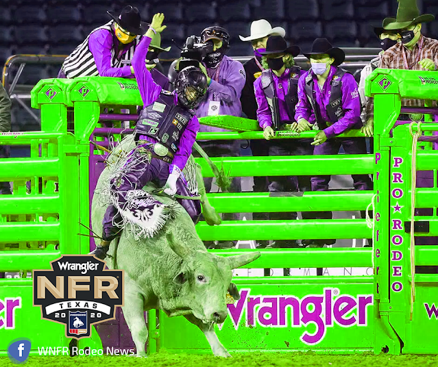 Wrangler NFR 2020 NFR Texas 2nd GoRound Results WRANGLER NFR RODEO