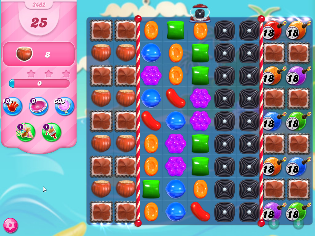 Candy Crush Saga level 3462 Candy Crush Saga level 3462