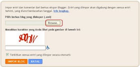 Memindahkan Seluruh Isi Blog Ke Blog Lain