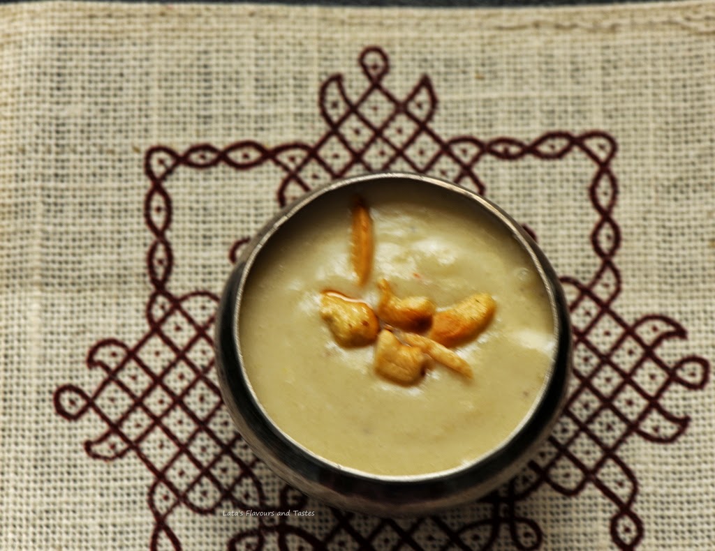 Flavours and Tastes Varagarisi Badham Payasam Kodo Millet and Almond Payasam