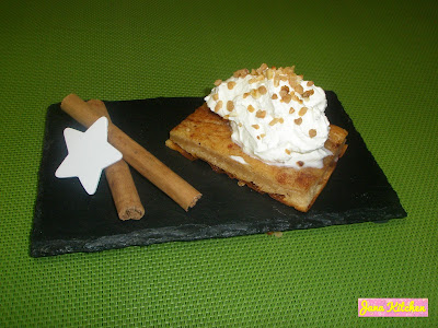  Quesada express con mascarpone y almendras 
