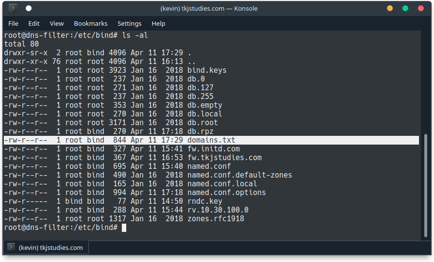 Cara Konfigurasi DNS Filtering Menggunakan BIND RPZ Pada Debian