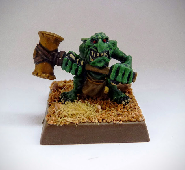 Painting update on Goblin Doom Diver for Orcs & Goblins, Warhammer Fantasy Battle.