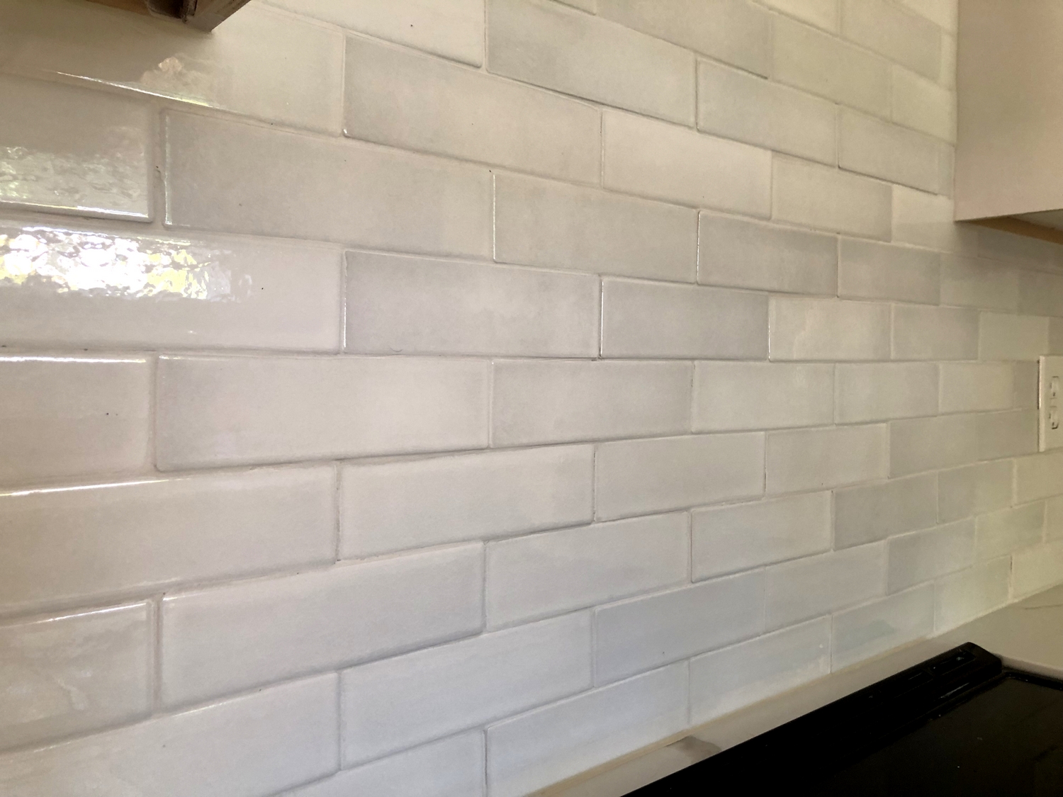 Unique handmade look tile backsplash fast DIY but pros and cons