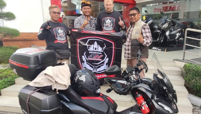 Buktikan Ketangguhan Honda ADV, Bikers HAI Bali Mengaspal 7000 KM