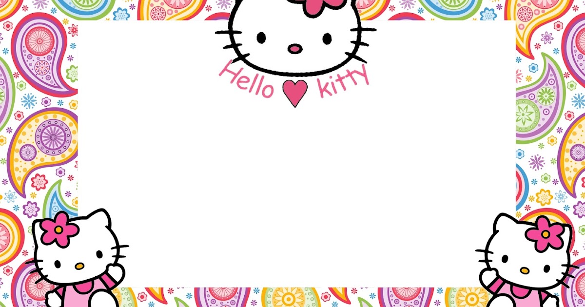 hello kitty party free printable invitations oh my