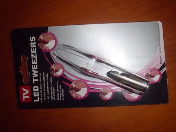 Pinzas de depilación con Luz LED