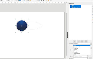 LibreOffice Impress - Animación personalizada de objetos y formas