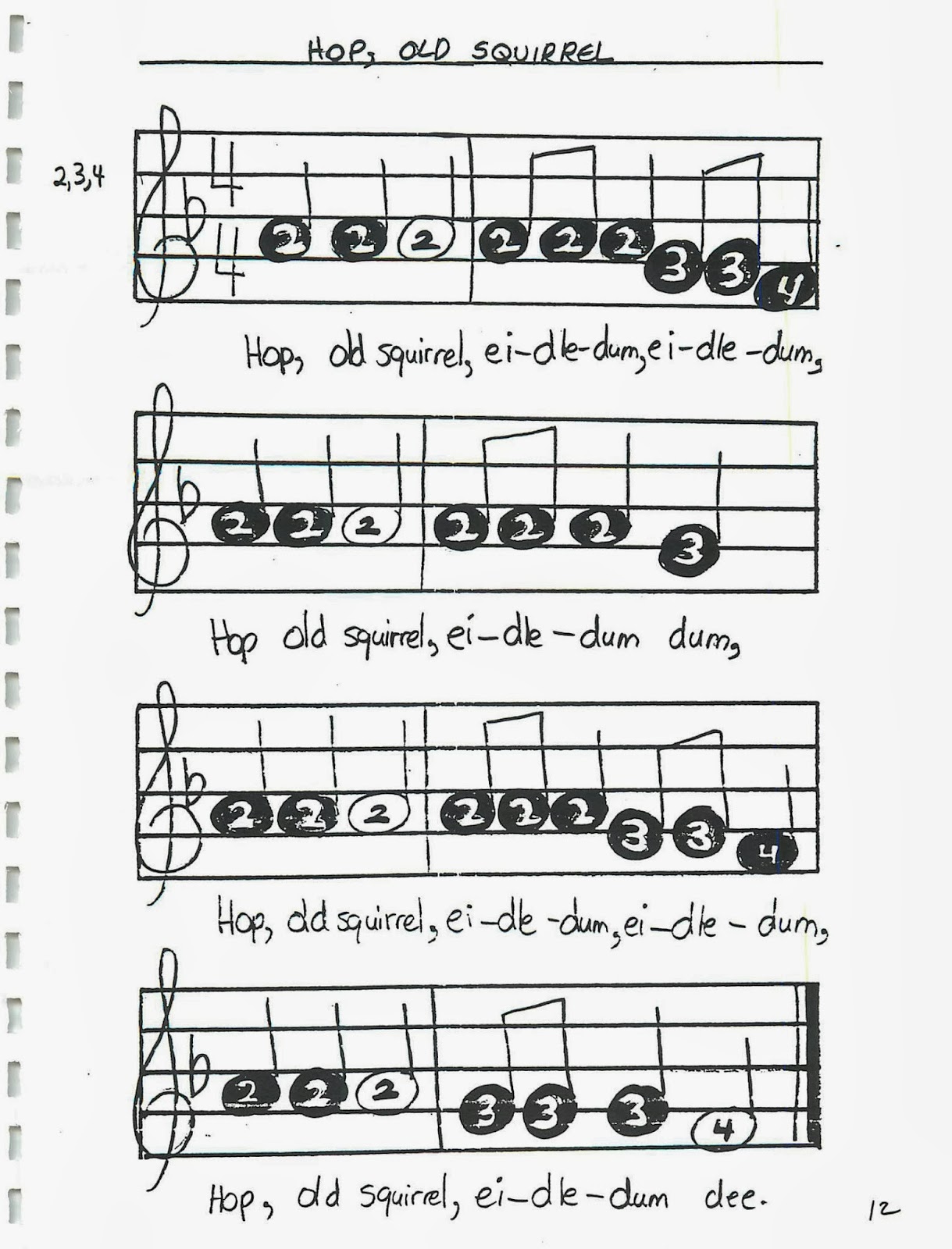 Miss Jacobson's Music: TONETTE SONG BOOK: PAGES 11-20
