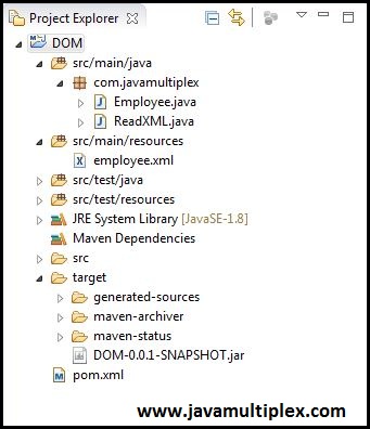 How to read XML file in Java using DOM Parser?