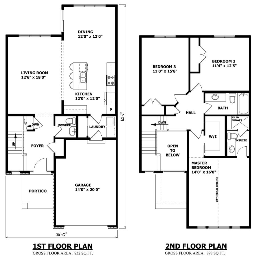 2 Story House Floor Plans Bathroom And Garden craftsman-house-plan-with-two-master-suites-35539gh-architectural