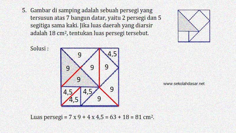 Soal Ksn Matematika Sd Nomor 1 11 Dan Pembahasannya Sekolahdasar Net