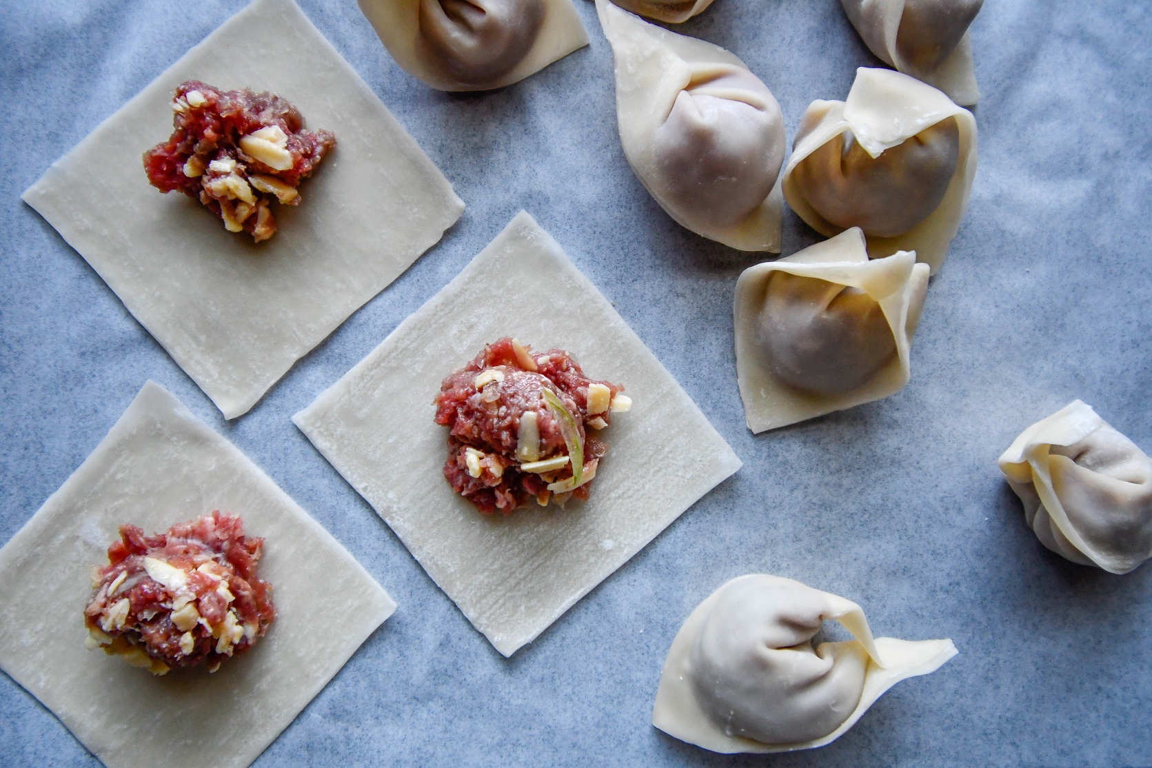 Greedy Girl Cheeseburger Dumplings