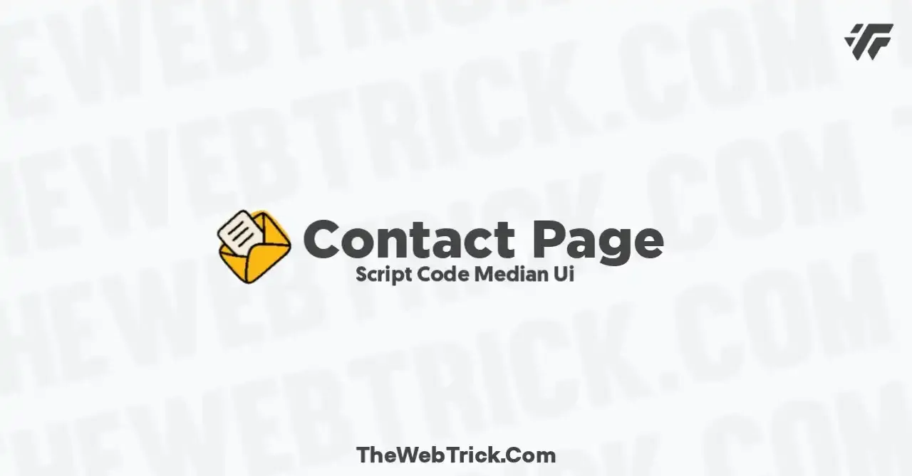 How to Make a Contact Page in Median Ui v1.6