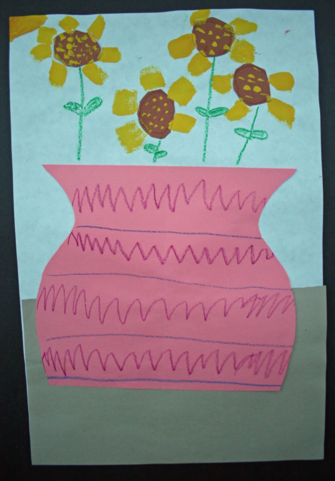 Salem Hyde Artroom Kindergarten Van Gogh Sunflowers
