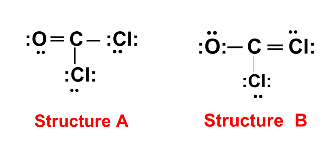 suka chemistry which is the most stable lewis structure for cocl2