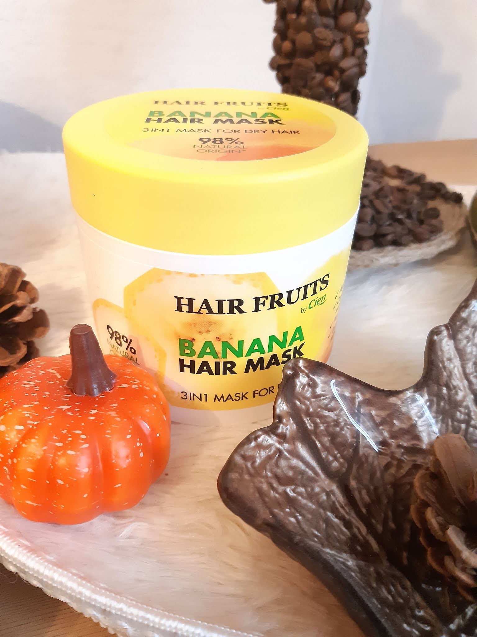 Ciekawska Magdalena Cien, Hair Fruits by Cien, Banana Hair Mask 3 in