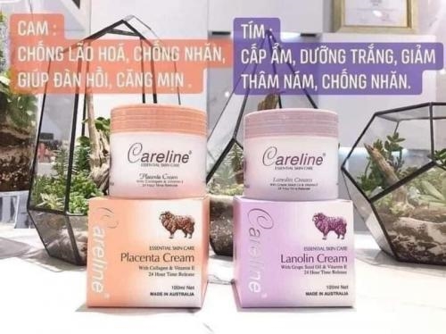 Kem dưỡng da nhau thai cừu Lanolin Cream Careline Úc 100ml