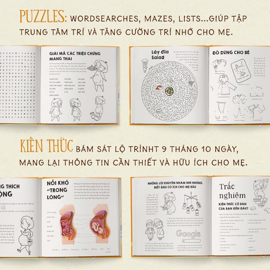 [A116] Activity book: Quà tặng sách ý nghĩa cho Bà Bầu