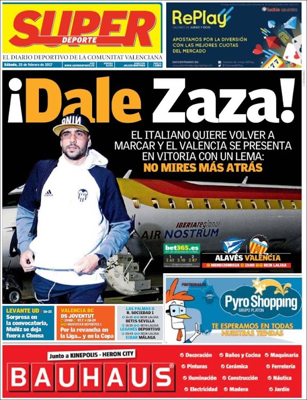 Valencia, Superdeporte: "¡Dale Zaza!"