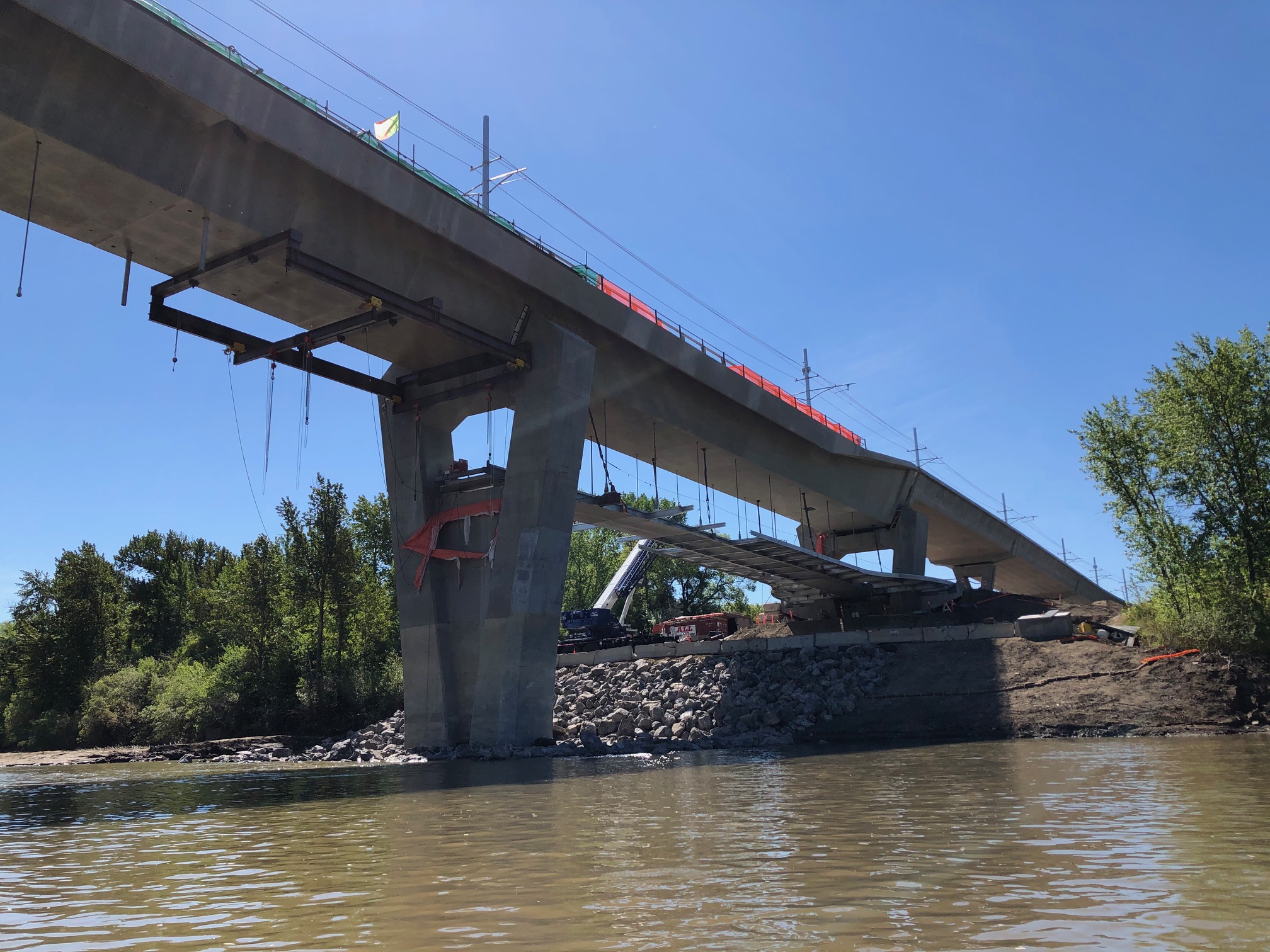 Paddling Near Edmonton, Alberta, Canada North Saskatchewan, Quesnel