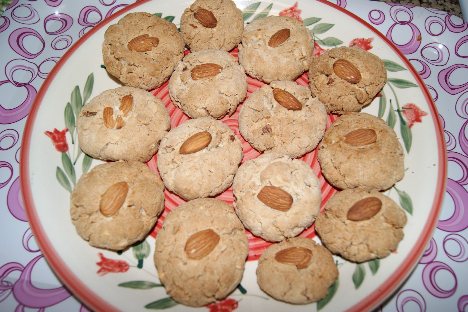 Almond eggless Cookies (Eggless Badam Ke Biscuits)