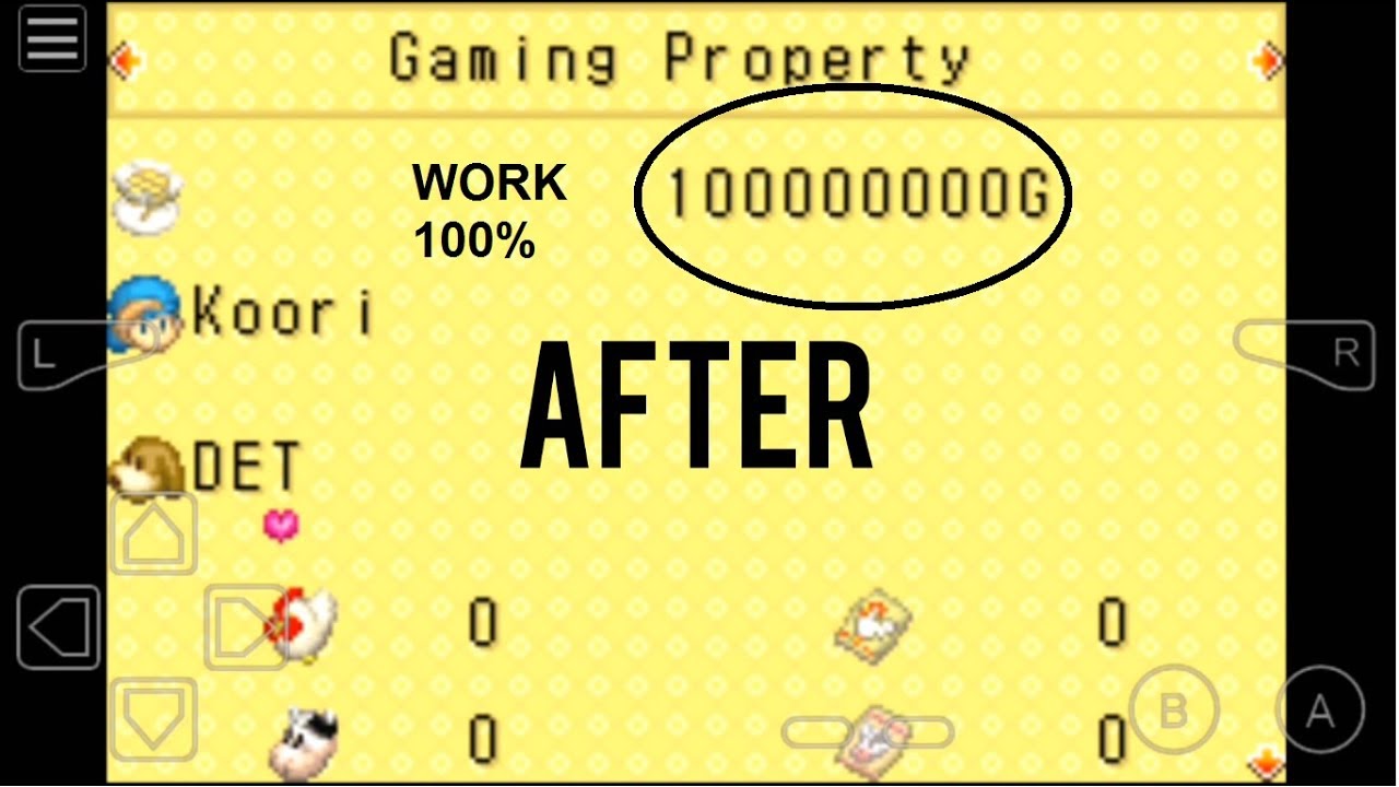 Cheat Code Harvest Moon Friends Of Mineral Town HMGLI