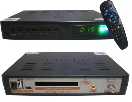 Buy Catvision Doordarshan Freedish MPEG 2 Standard Definition Set Top Box  for FreeDish 90+ Channels (Black) Online at Best Prices in India - JioMart.