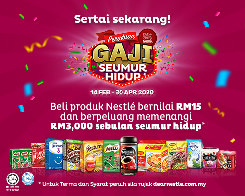 Peraduan Nestlé Gaji Seumur Hidup Cerita Ita