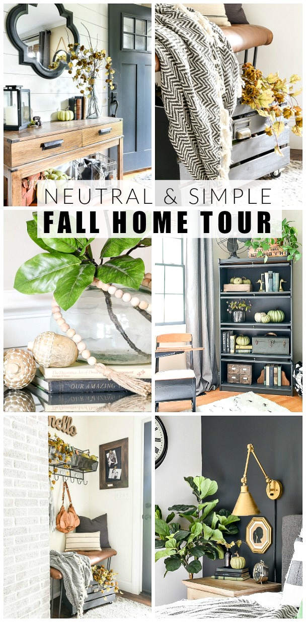 Simple and neutral fall home tour